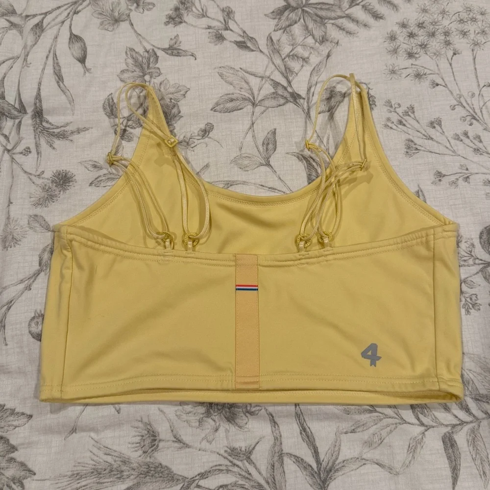 Fourlaps Poise Longline Bra - Banana - Picture 5 of 7